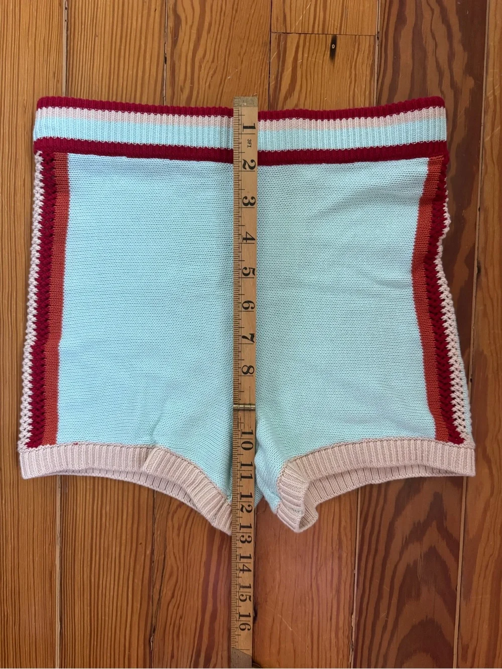 NWT Anthropologie Celandine Colorblock Knit Shorts